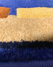 Синтетичний килим Frize Vrezanny 5975A blue - высокое качество по лучшей цене в Украине.